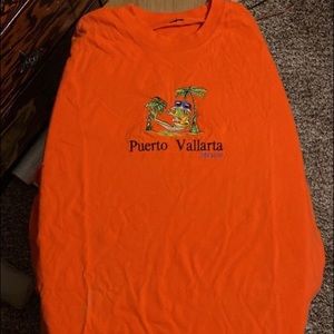 Orange Puerto Vallarta Mexico T Shirt XL
